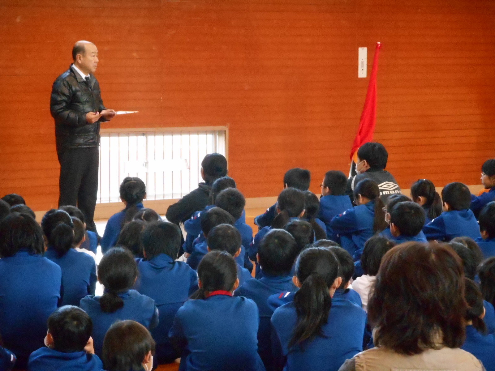 もしものための・・・避難訓練!! 黒部市立石田小学校